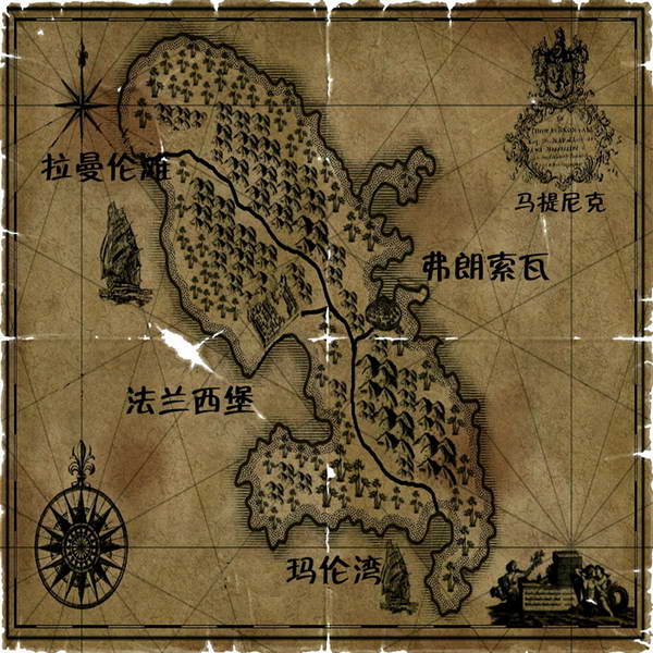 《海盗时代2:沉船之城》全中文地图