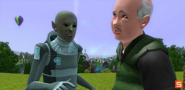 《模拟人生3:四季》全新的生物:外星人回归