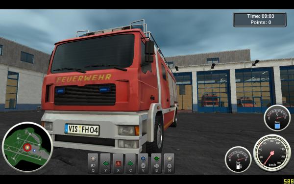 模拟机场消防员截图