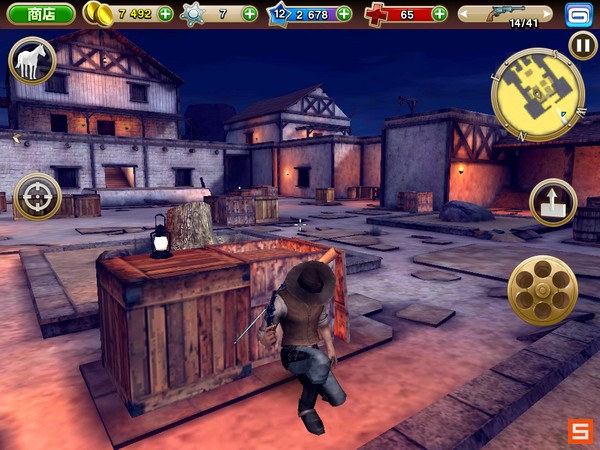 六发左轮堡垒战中占位图推荐